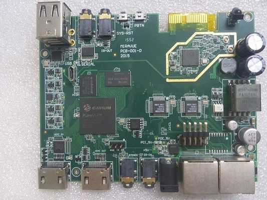 EMS prototype printed circuit board  with SMT BGA DIP assembly